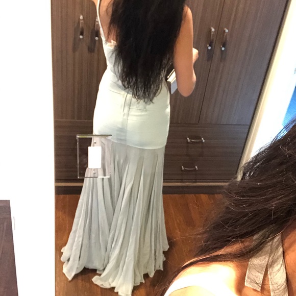 XS Herve Leger Mint Green Bandage Formal Dress - Picture 7 of 8